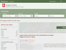 Tablet Screenshot of hotelsinlugano.com